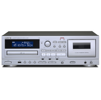 AD-850-SE CD- & Kassettenspieler mit USB, Silber
