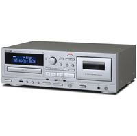 AD-850-SE CD- & Kassettenspieler mit USB, Silber 2