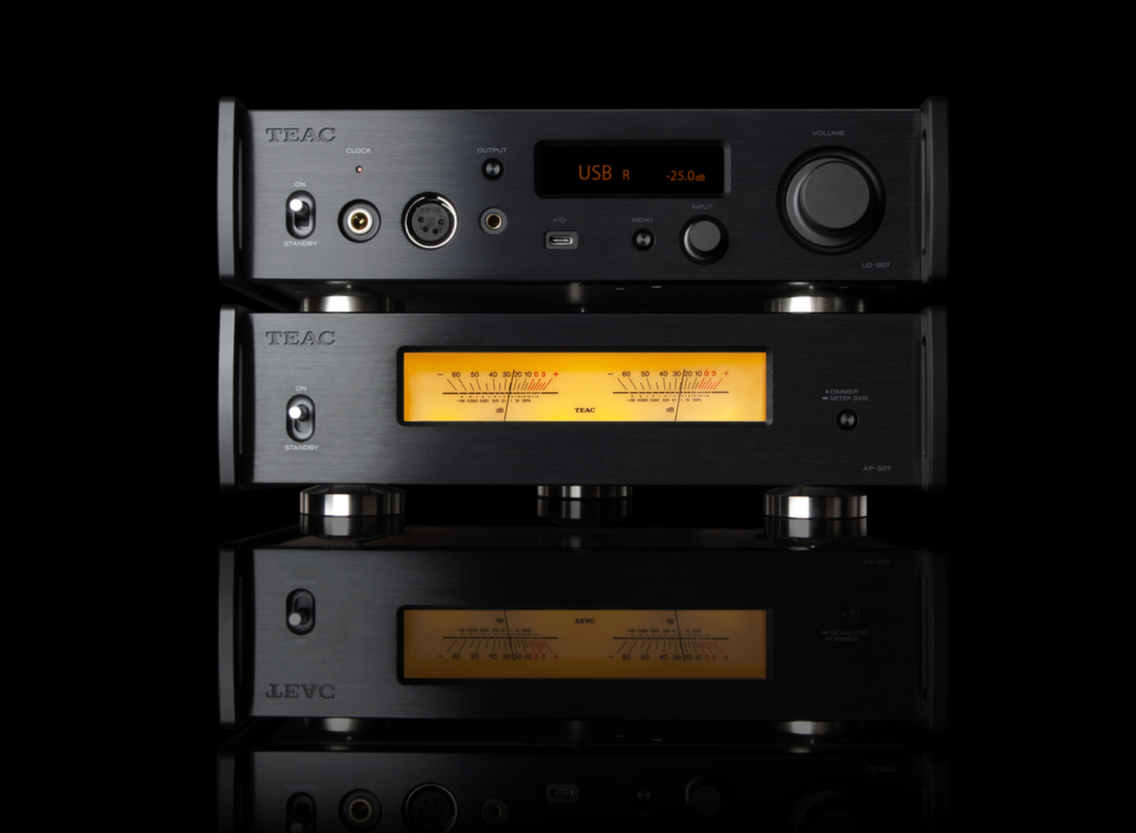 AP-507 Stereo Power Amplifier Black 5