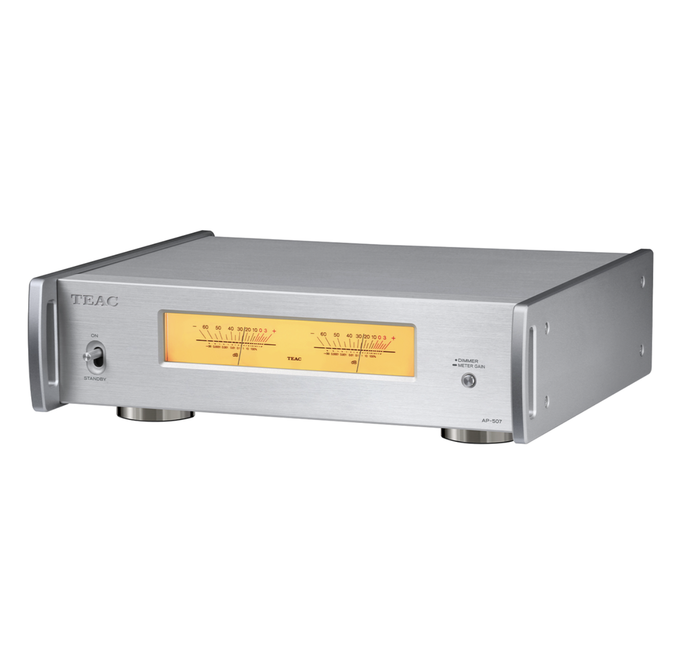 AP-507 Stereo Power Amplifier Silver 2