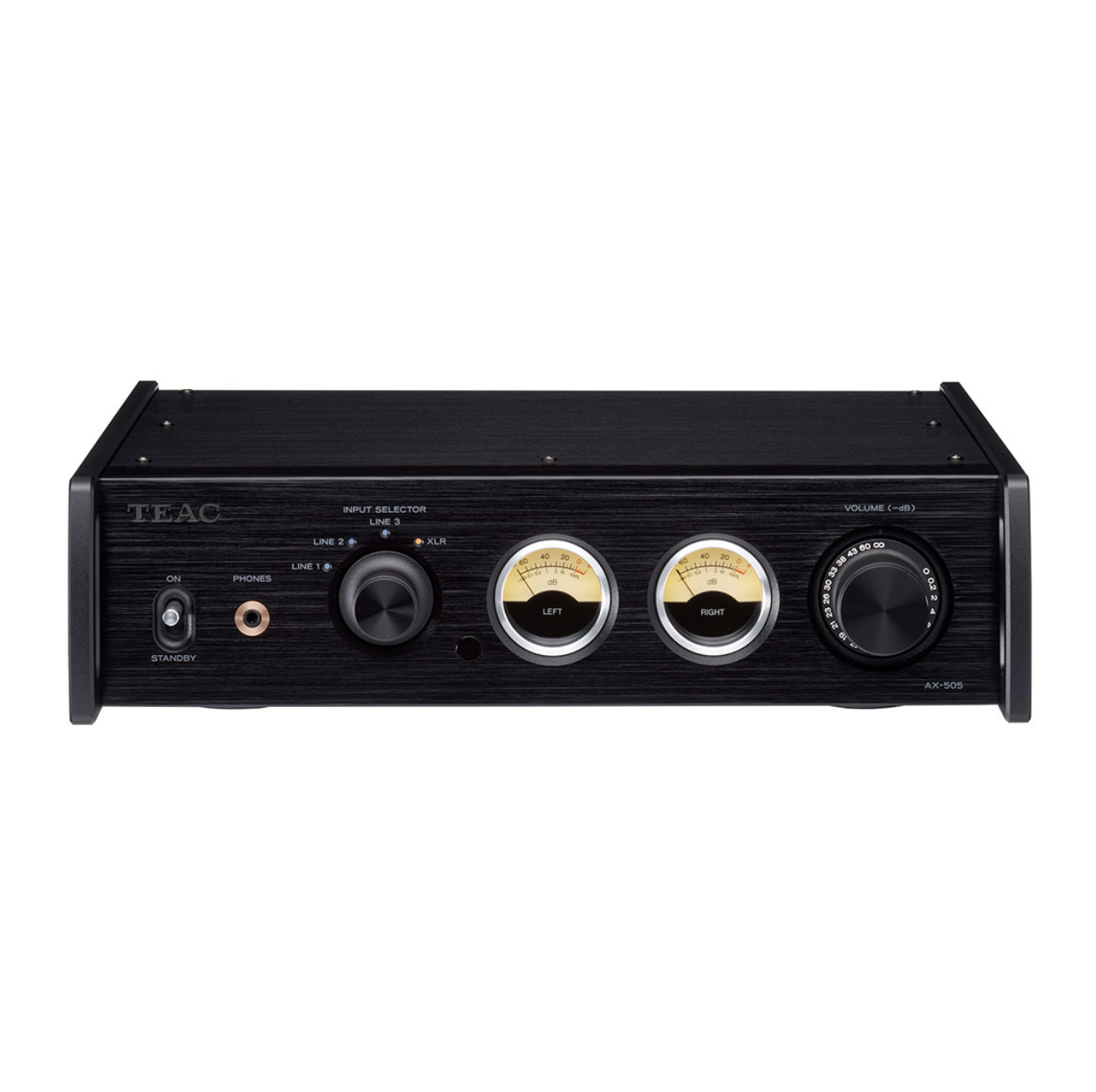 AX-505 Integrierter Stereo VollverstaÌrker, Schwarz