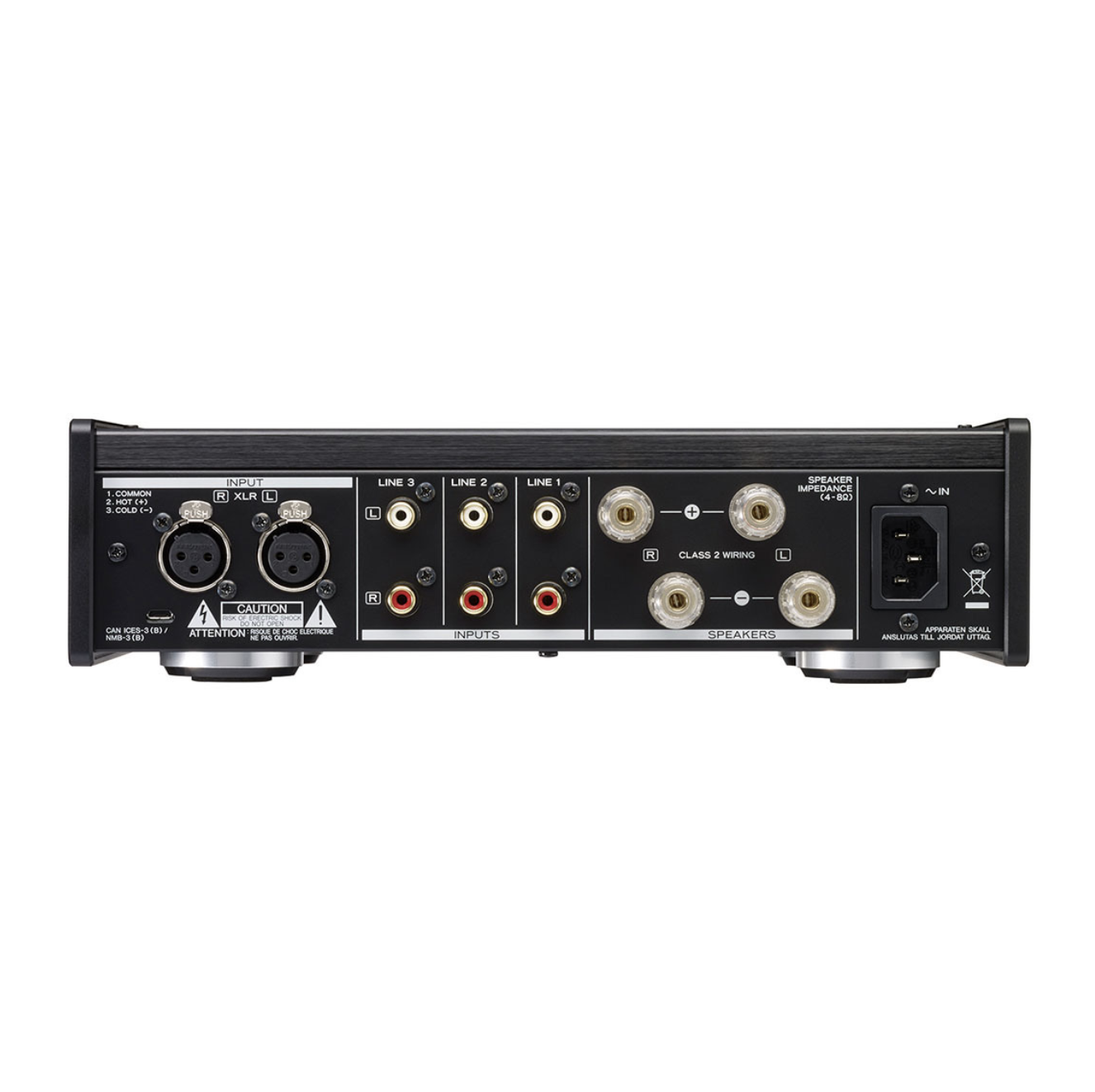 AX-505 Integrierter Stereo VollverstaÌrker, Schwarz 3