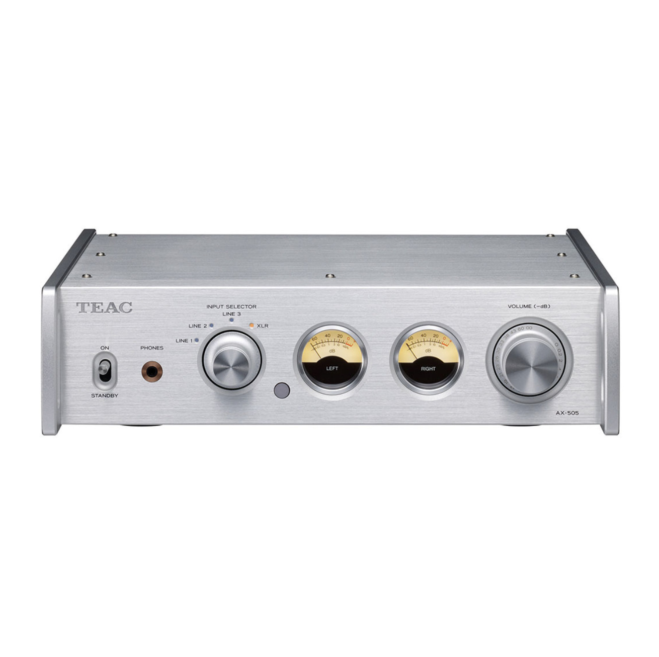 AX505 Integrierter Stereo VollverstaÌrker, Silber