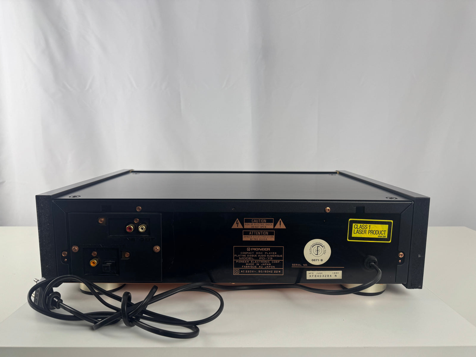Pioneer PD-73 Urushi CD Player