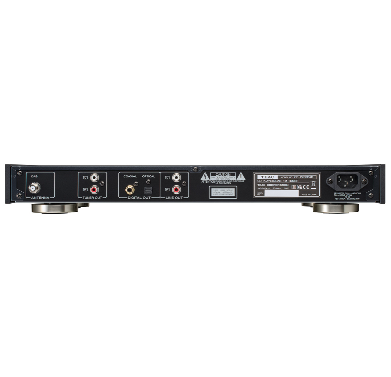 CD-P750DAB CD Player:DAB Silver EU:UK 2