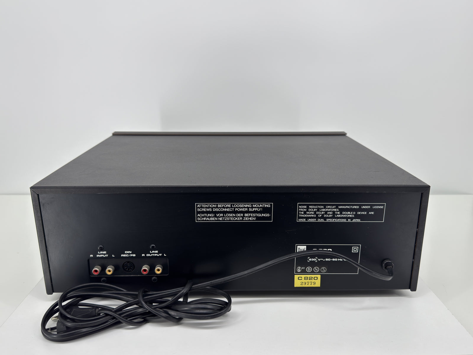Dual C 820 Kassettendeck - Tape Deck
