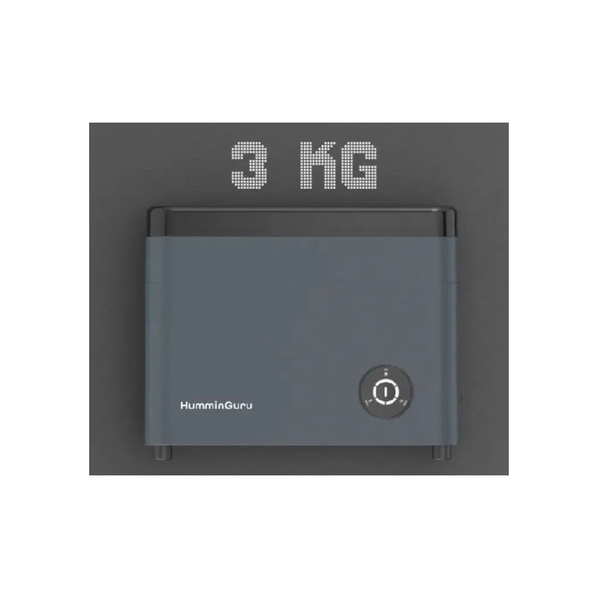 HumminGuru Ultraschall-Plattenwaschmaschine mit Adapter – 40 kHz Vinyl Reiniger mit Auto Clean & Dry (Grau)