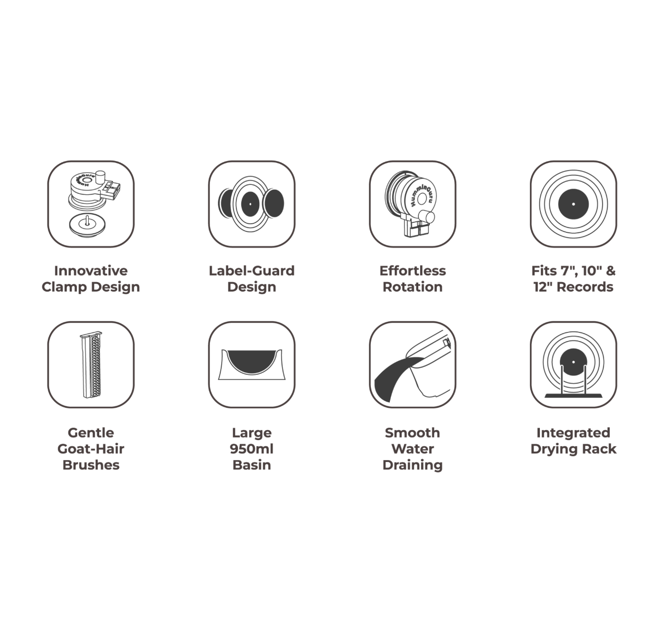 HumminGuru EZ Vinyl Record Washer 9