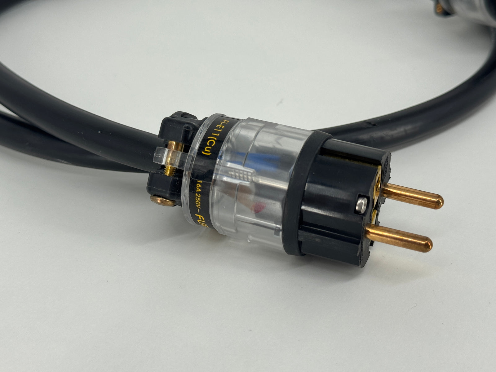 Furutech FI-E1 1 (Cu) Copper with Viablue X-25 Silver Power Cable