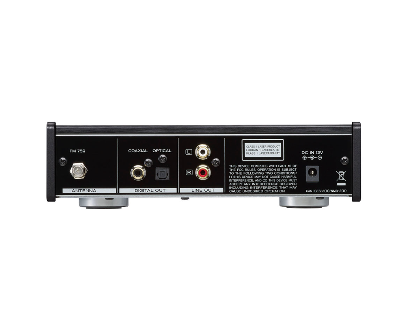 PD-301DAB-X CD-Player und DAB:FM-Tuner, Silber 2