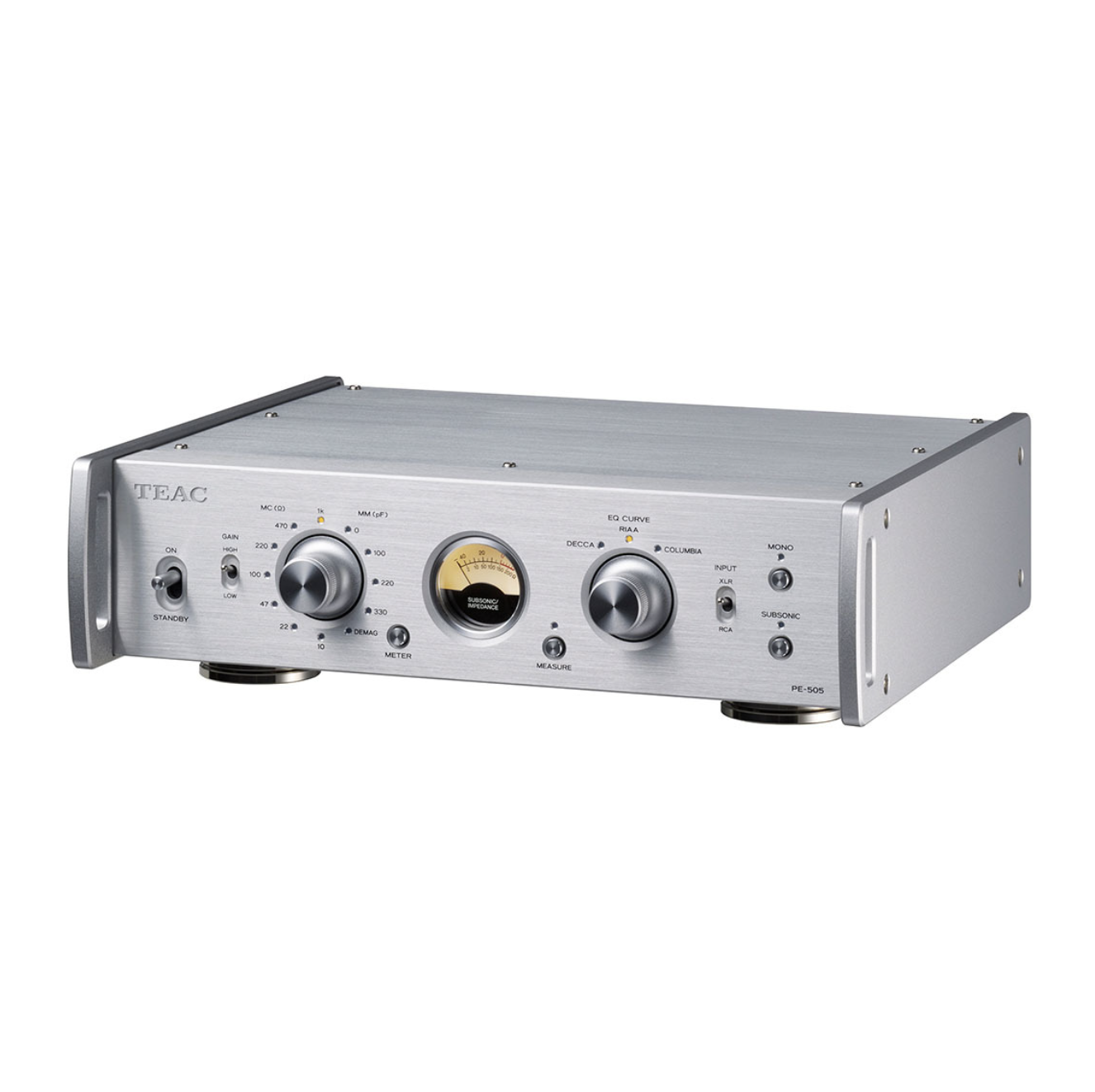 PE-505 Phono-VorverstaÌrker, Silber 2