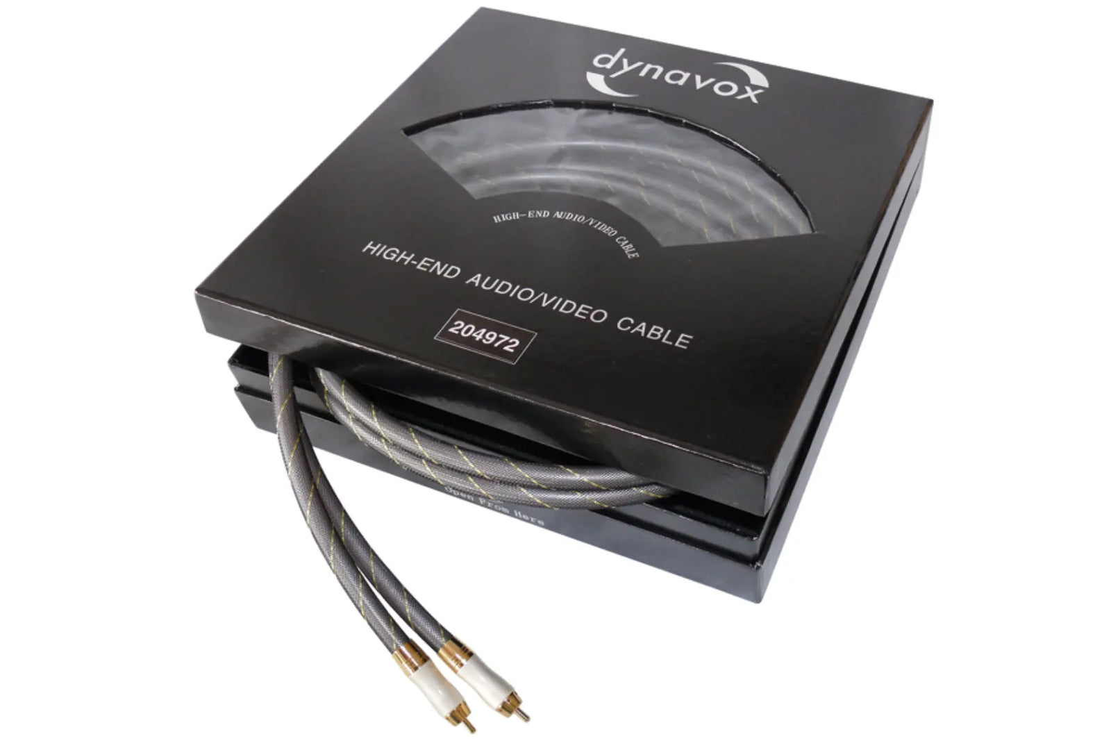 Dynavox Highend-Stereo-Cinchkabel – 2 × 0,6 m, 1,5 m oder 3 m Audio Everywhere