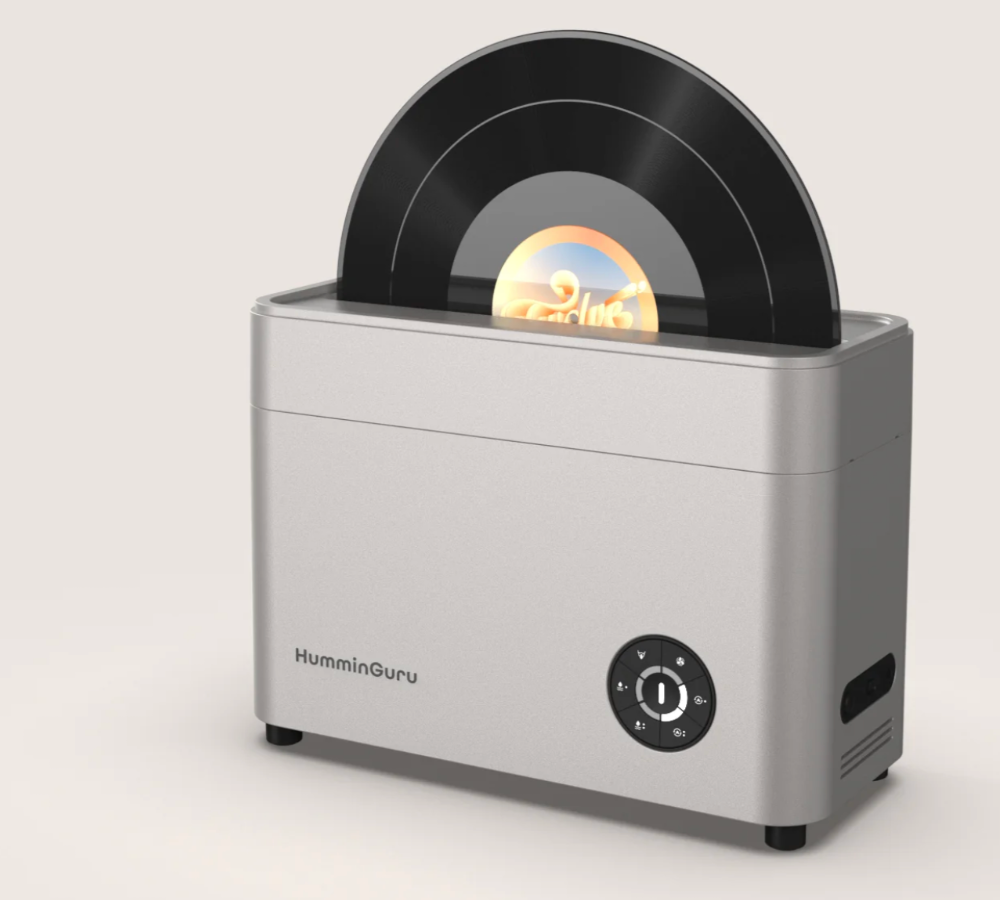HumminGuru NOVA Advanced Ultraschall-Schallplattenreiniger (White Sand)