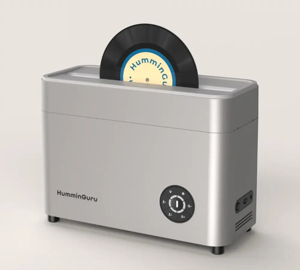 HumminGuru NOVA Advanced Ultraschall-Schallplattenreiniger (White Sand) Audio Everywhere