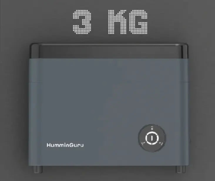 HumminGuru Ultraschall-Plattenwaschmaschine – 40 kHz Vinyl Reiniger mit Auto Clean & Dry (Grau) Audio Everywhere