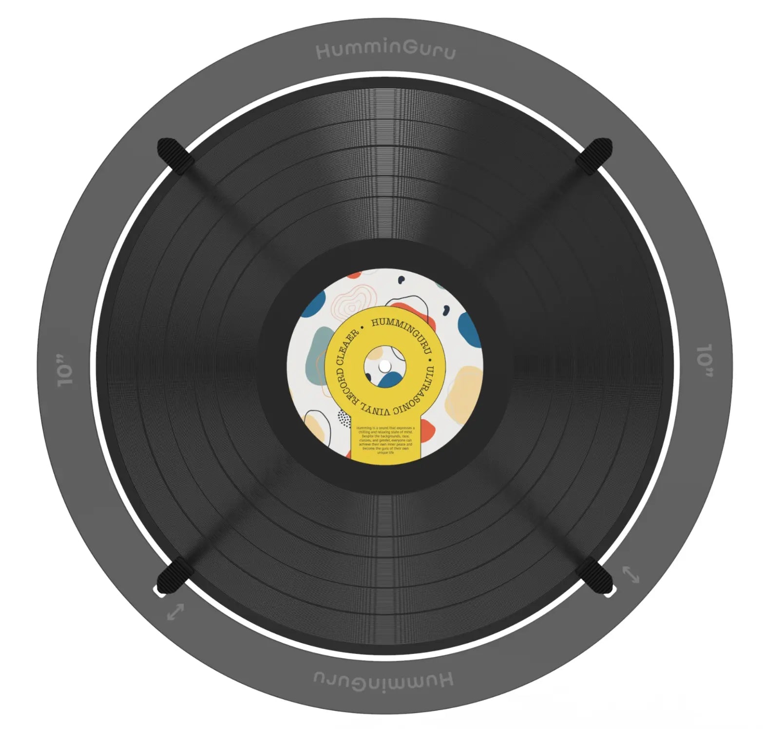 HumminGuru Adapter für 7- und 10-Zoll Schallplatten Audio Everywhere