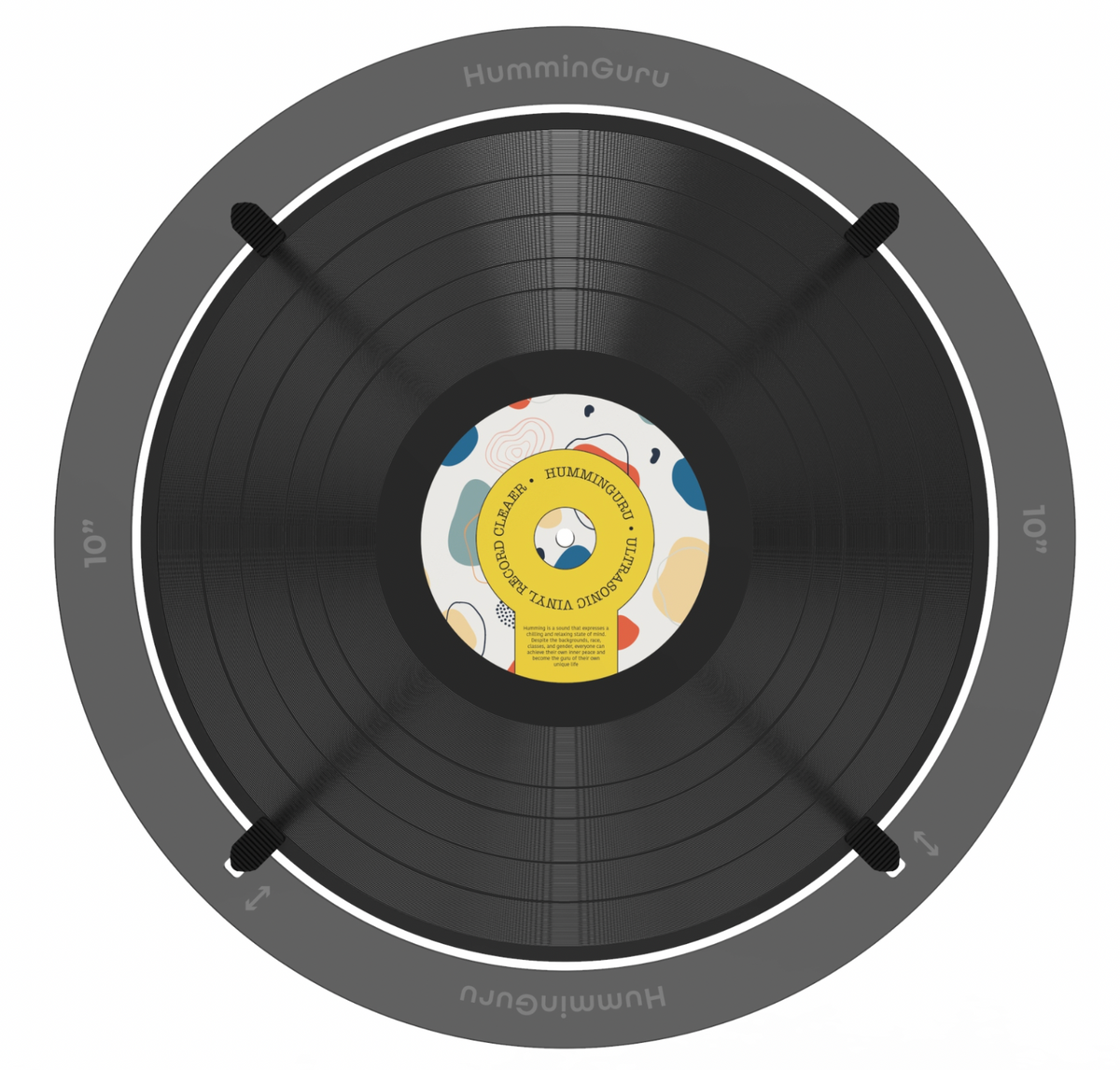 HumminGuru Adapter für 7- und 10-Zoll Schallplatten