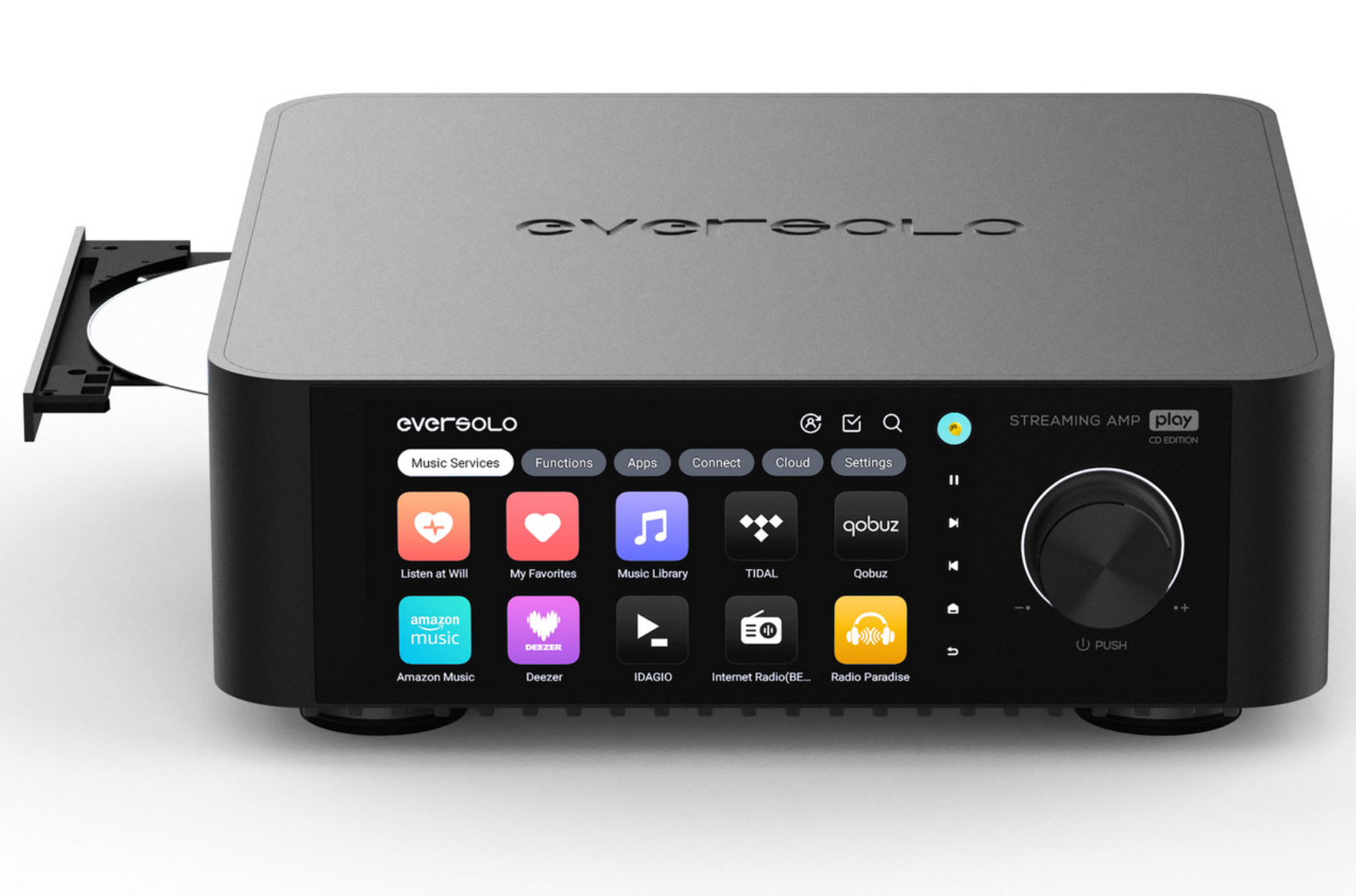 Eversolo Play CD-Edition – All in One Hi Fi Streaming Verstärker