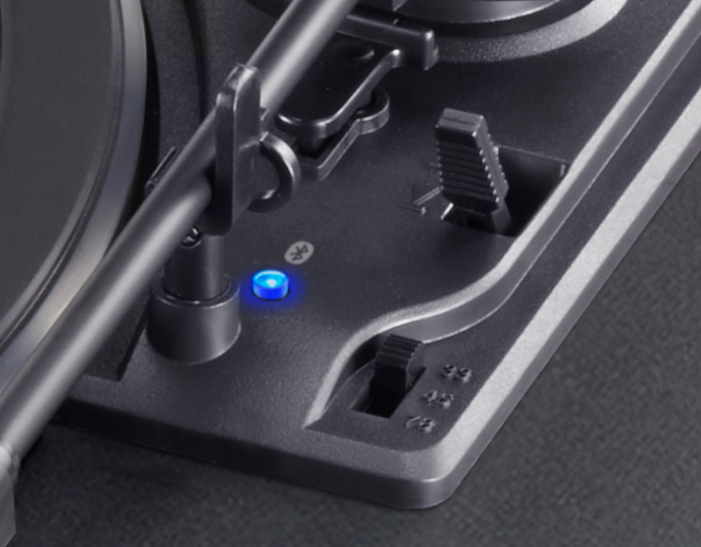 TN-180BT-A3 Bluetooth-Plattenspieler mit Audio-Technica Tonabnehmer, Schwarz 5