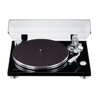 TN-3B-SE Plattenspieler mit Riemenantrieb, Schwarz