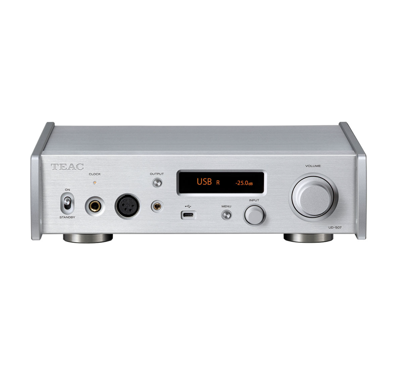 UD-507 USB-DAC:VorverstaÌrker:KopfhoÌrerverstaÌrker, Silber