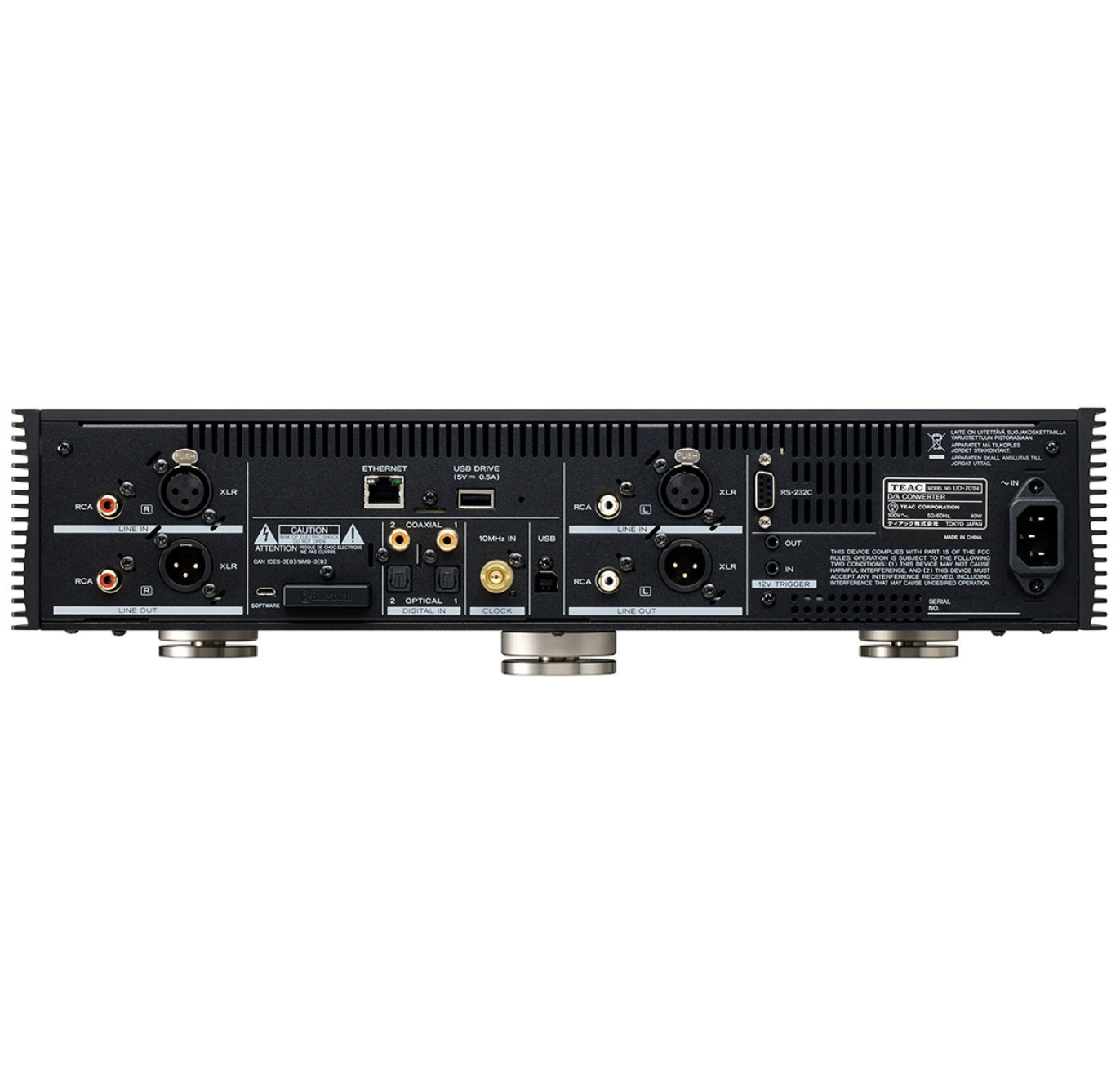UD-701N DAC:Netzwerk-Player & VorverstaÌrker, Schwarz 2