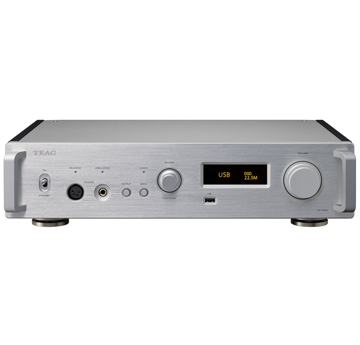 UD-701N DAC:Netzwerk-Player & VorverstaÌrker, Silber