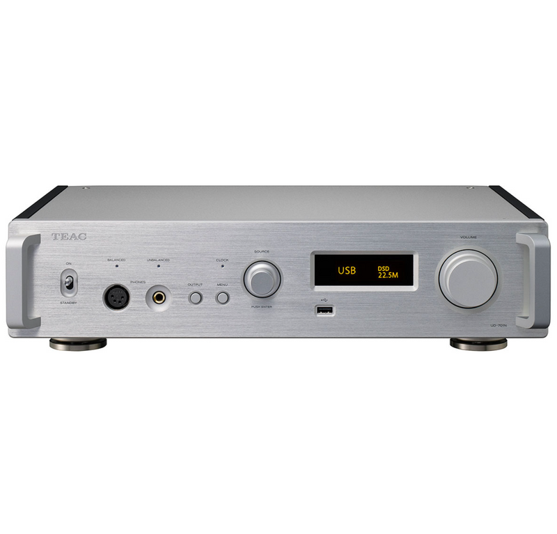 UD-701N DAC:Netzwerk-Player & VorverstaÌrker, Silber