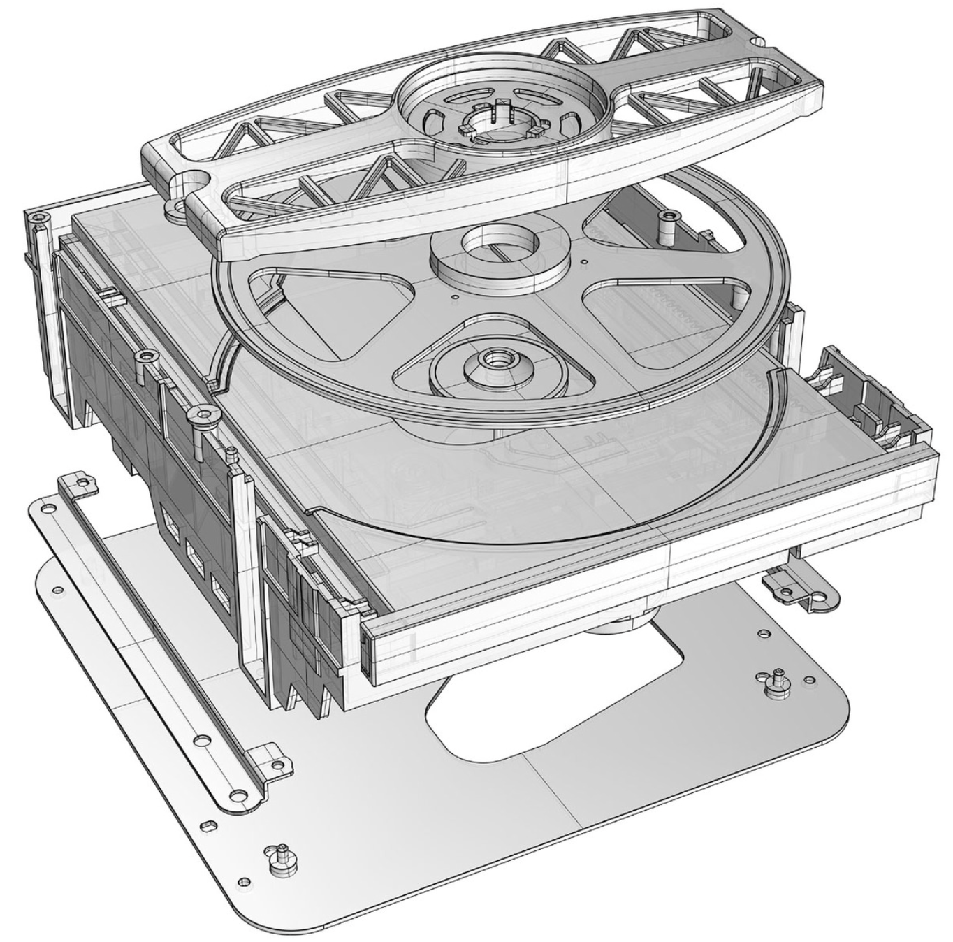 VRDS-701T CD-Laufwek mit VRDS-Mechanismus, Schwarz 3