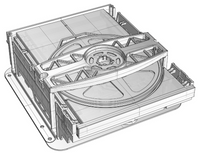 VRDS-701T CD-Laufwek mit VRDS-Mechanismus, Schwarz 4