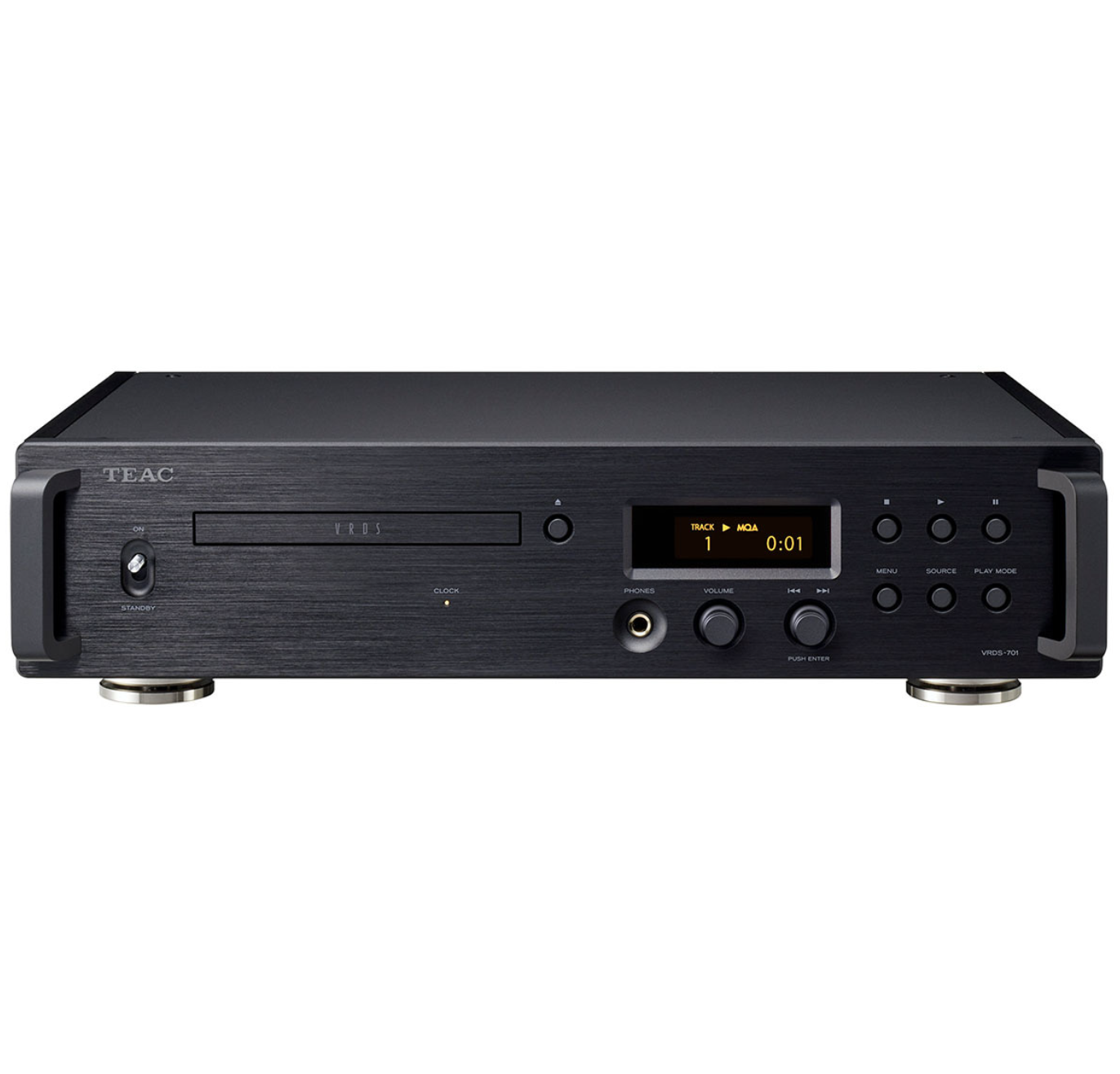 VRDS-701 CD-Spieler mit VRDS-Mechanismus, Schwarz