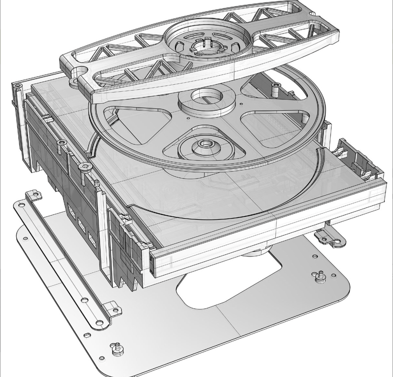 VRDS-701 CD-Spieler mit VRDS-Mechanismus, Schwarz 4
