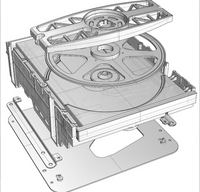 VRDS-701 CD-Spieler mit VRDS-Mechanismus, Schwarz 4