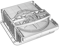 VRDS-701 CD-Spieler mit VRDS-Mechanismus, Schwarz 5