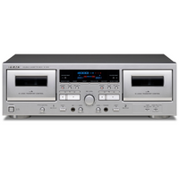 W-1200 Doppel-Kassettendeck, Silber