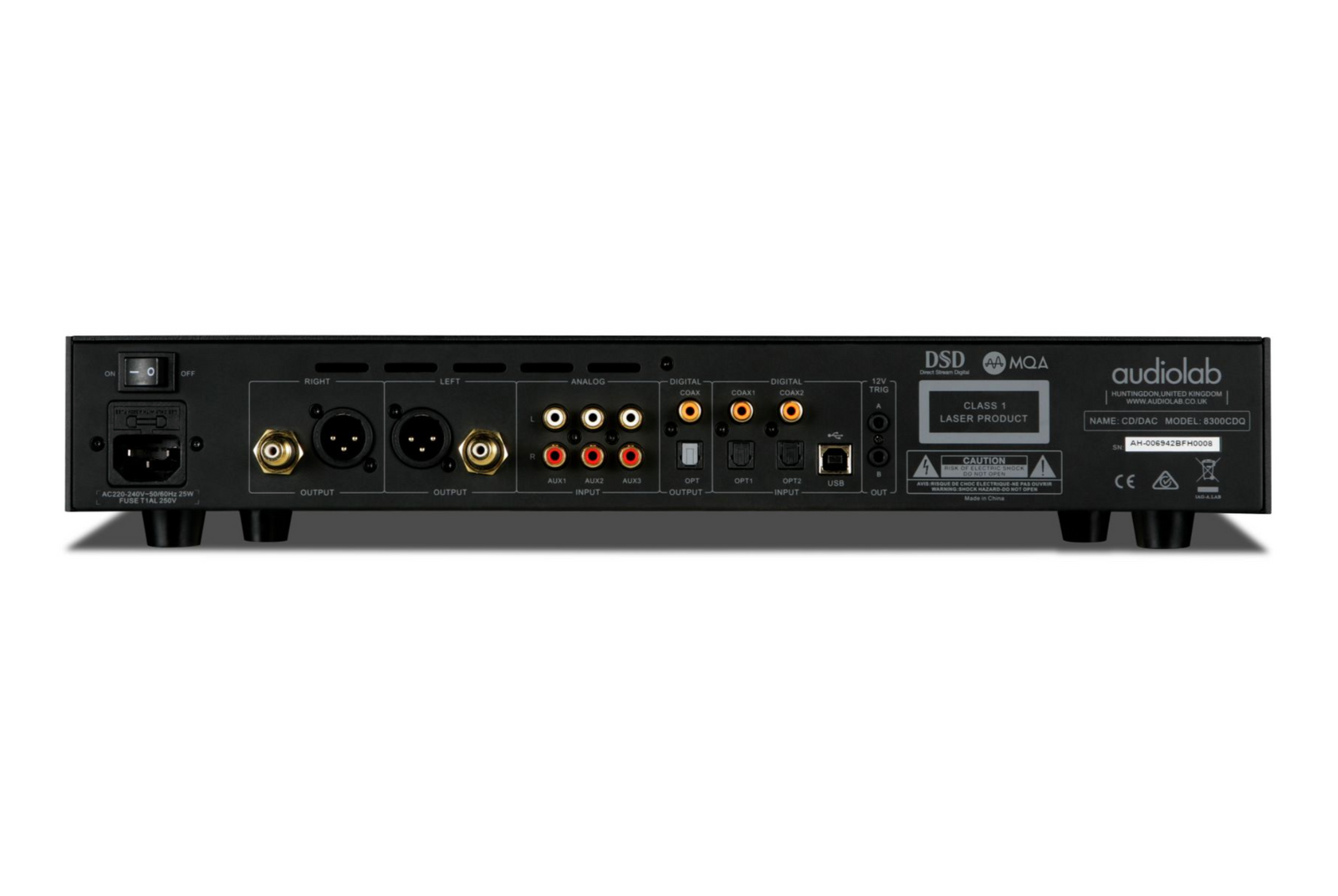 audiolab 8300CDQ Aluminium Black 5